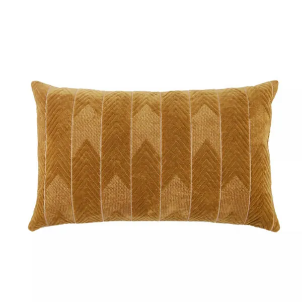 Product Image 4 for Bourdelle Chevron Beige Lumbar Pillow from Jaipur