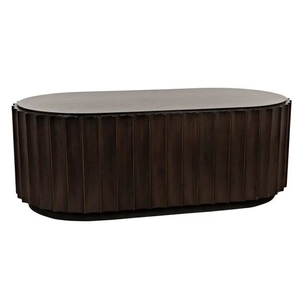 Product Image 7 for Fluted Drum Coffee Table from Noir