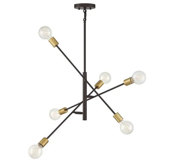 Product Image 9 for Bradley 6 Light Adjustable Chandelier from Savoy House 