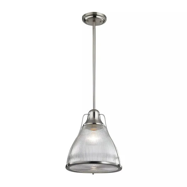 Product Image 1 for Halophane 1 Light Pendant In Brushed Nickel from Elk Lighting