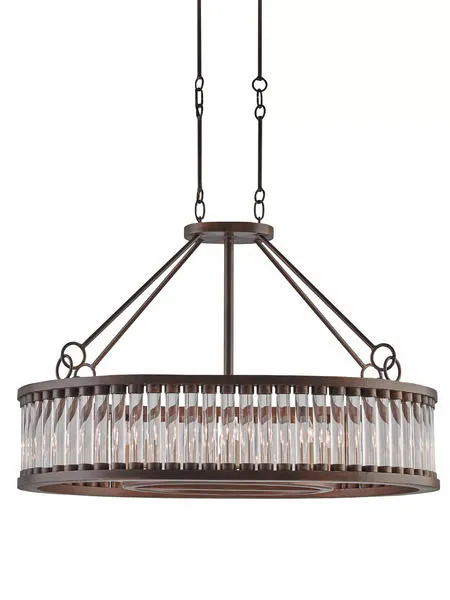 Product Image 3 for Elixir Oval Chandelier from Currey & Company