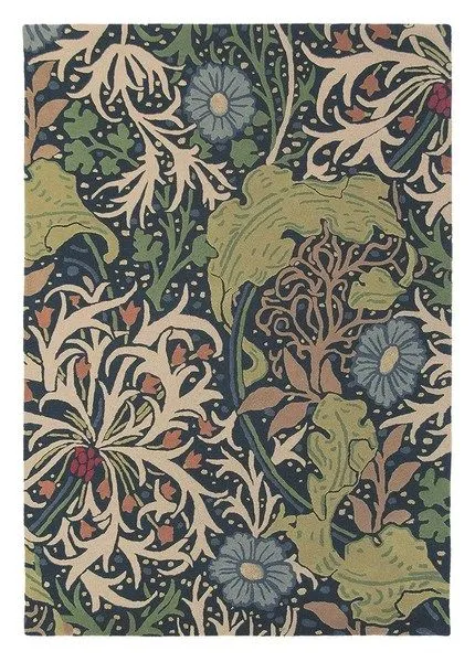 Product Image 1 for Seaweed 6'7 X 9'2 Rug In Ink from Selamat Designs