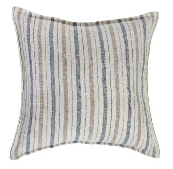 Product Image 1 for Naples 20" Accent Pillow with Insert - Ocean / Natural from Pom Pom at Home