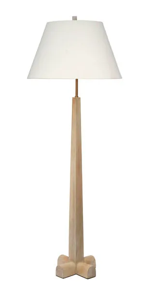 Product Image 1 for Charleston White Washed Wood Floor Lamp from Jamie Young