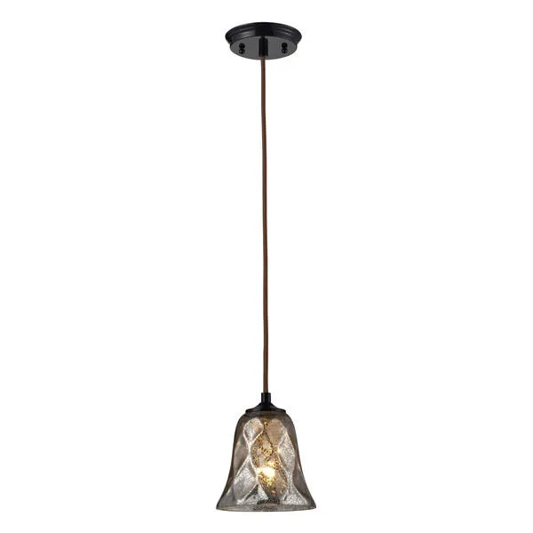 Product Image 1 for Darien 1 Light Pendant In Oiled Bronze With Adapter Kit from Elk Lighting