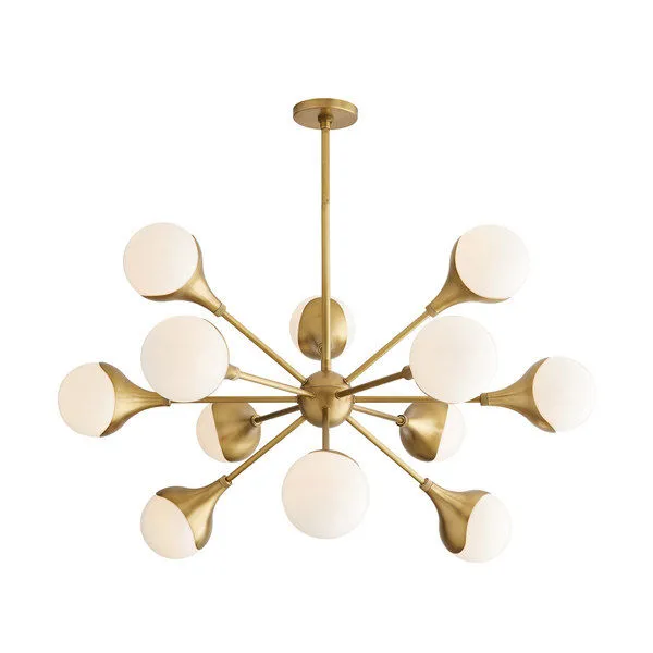 Product Image 1 for Augustus Antique Gold Brass Steel Chandelier from Arteriors