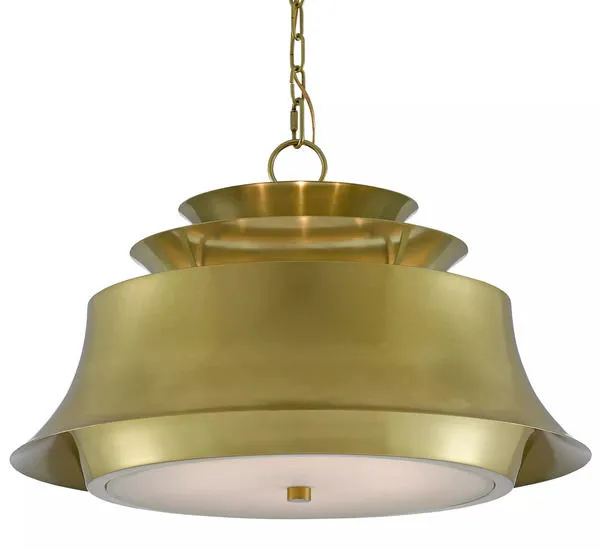 Product Image 2 for Altson Brass Pendant from Currey & Company