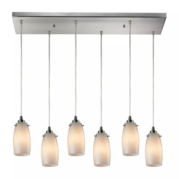Product Image 1 for Favelita 6 Light Pendant In Satin Nickel from Elk Lighting