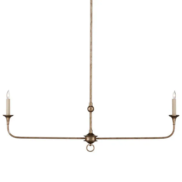 Product Image 1 for Nottaway Bronze Linear Chandelier from Currey & Company