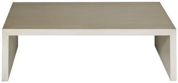 Leone Stocked Tray in Casa Blanca finish with rectangular shape and U-shaped open sides