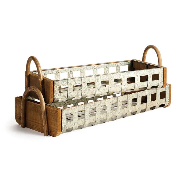Product Image 1 for Dorset Trays, Set Of 2 from Napa Home And Garden