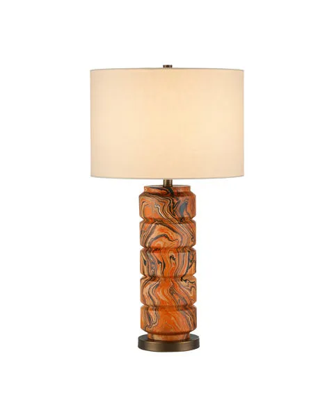 Product Image 1 for Crantock Orange Table Lamp from Currey & Company