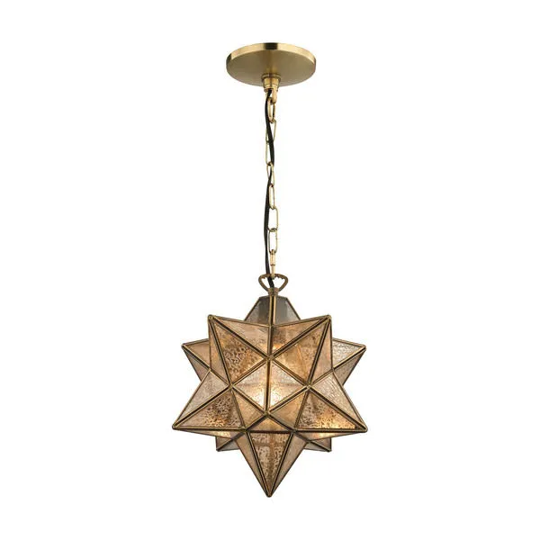 Product Image 1 for Moravian Star Pendant Gold from Elk Home