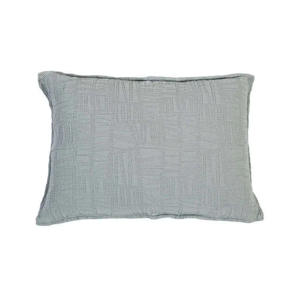 Product Image 1 for Harbour Cotton King Sham - Sea Glass from Pom Pom at Home