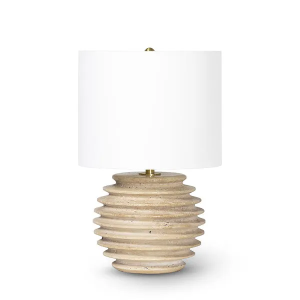 Product Image 1 for Thea Travertine Mini Lamp from Regina Andrew Design