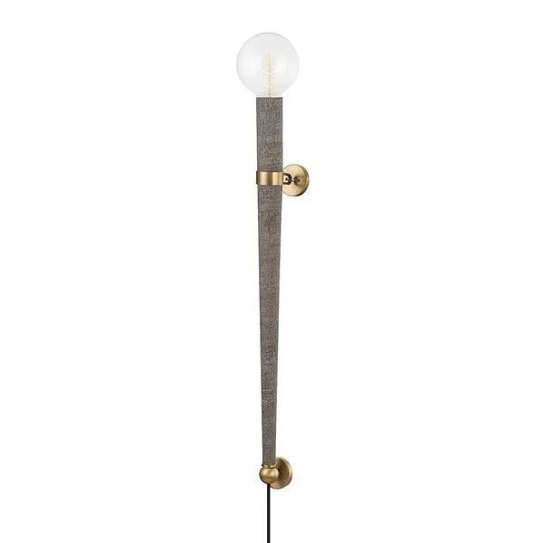 Product Image 1 for Rufus Patina Brass 1-Light Wall Sconce from Troy Lighting