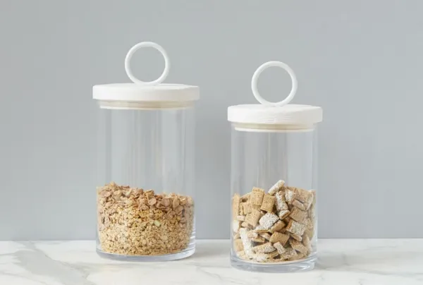 Product Image 3 for White Iron Top Canister, Medium  from etúHOME