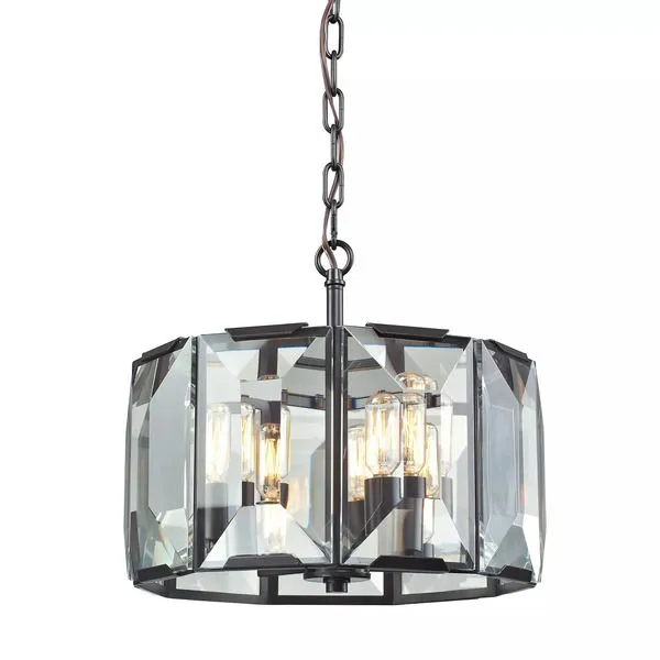 Product Image 1 for Garrett 4 Light Pendant In Oil Rubbed Bronze from Elk Lighting