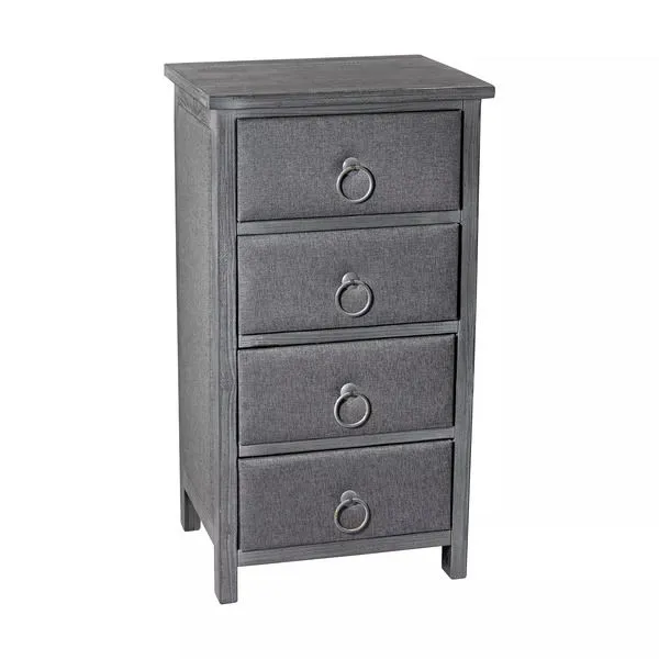 Product Image 1 for Grey Linen Covered Chest from Elk Home