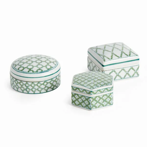 Product Image 1 for Imperial Lidded Boxes, Set Of 3 from Napa Home And Garden