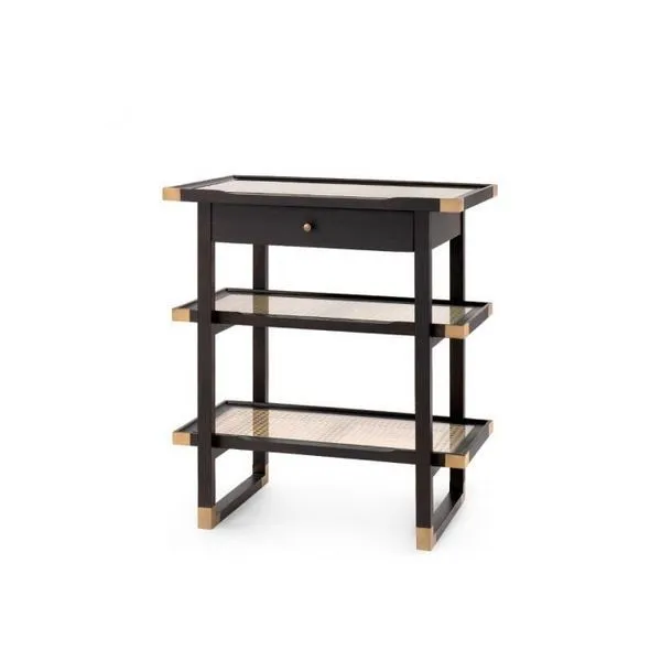 Product Image 1 for Austin Dark Wood Side Table from Villa & House