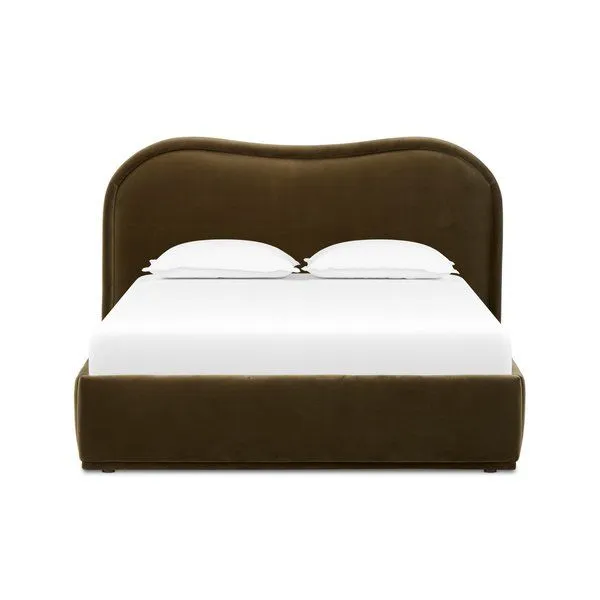 Product Image 1 for Julia Olive Velvet Bed from Four Hands