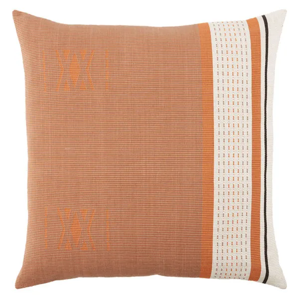 Product Image 5 for Parvati Mauve/ Terracotta Tribal Pillow from Jaipur 