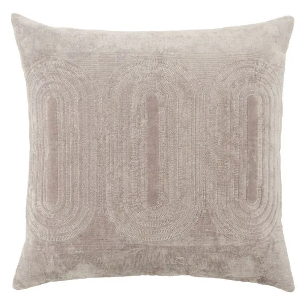 Product Image 4 for Joyce Light Gray/ Silver Geometric Pillow from Jaipur 