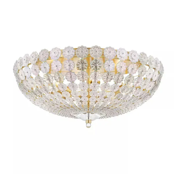 Product Image 1 for Floral Park 6 Light Flush Mount from Hudson Valley