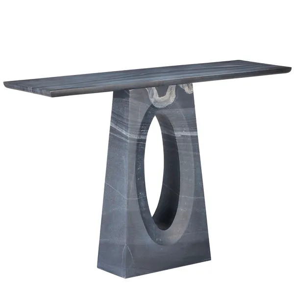 Product Image 1 for Demi Black Console Table from Currey & Company