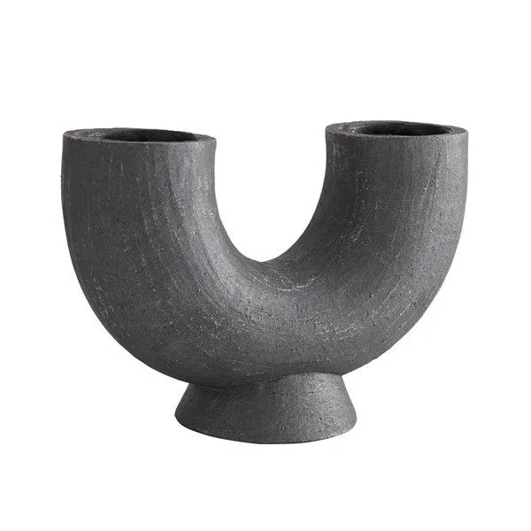 Product Image 4 for Damien Matte Charcoal TerracottaSculpture from Arteriors