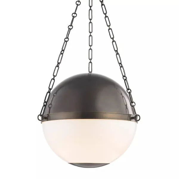 Product Image 1 for Sphere No.2 3 Light Large Pendant from Hudson Valley