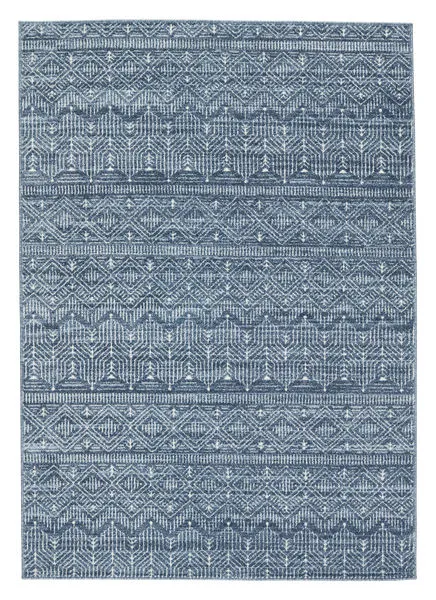 Product Image 5 for Beya Trellis Blue/ White Rug from Jaipur 