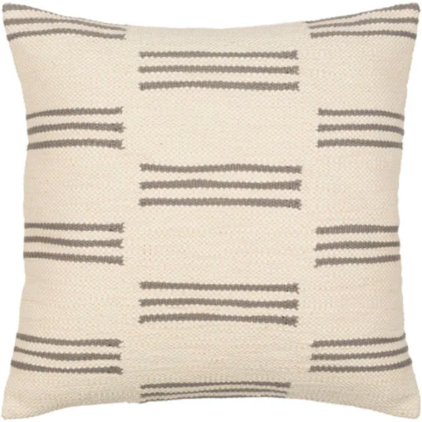 Product Image 4 for Carlton Cream / Gray Pillow from Surya