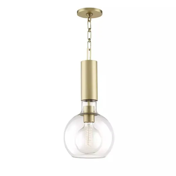 Product Image 1 for Raleigh 1 Light Small Pendant from Hudson Valley
