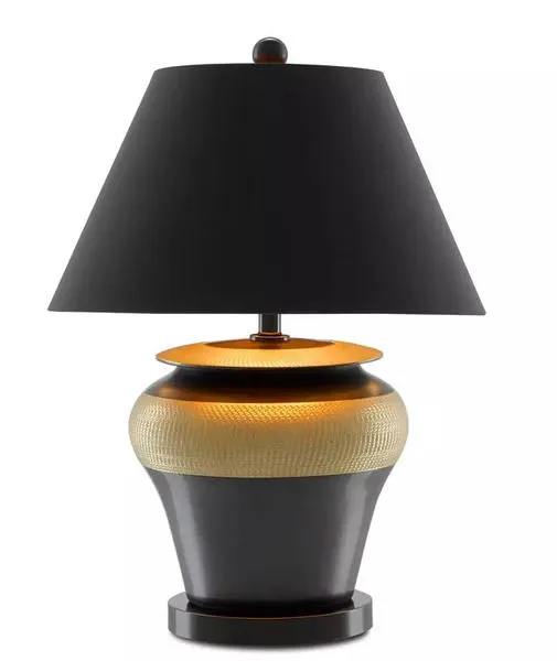 Product Image 2 for Winkworth Black Table Lamp from Currey & Company