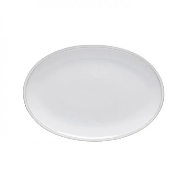 Product Image 1 for Friso Ceramic Stoneware Steak Plate, Set of 6 - White from Costa Nova