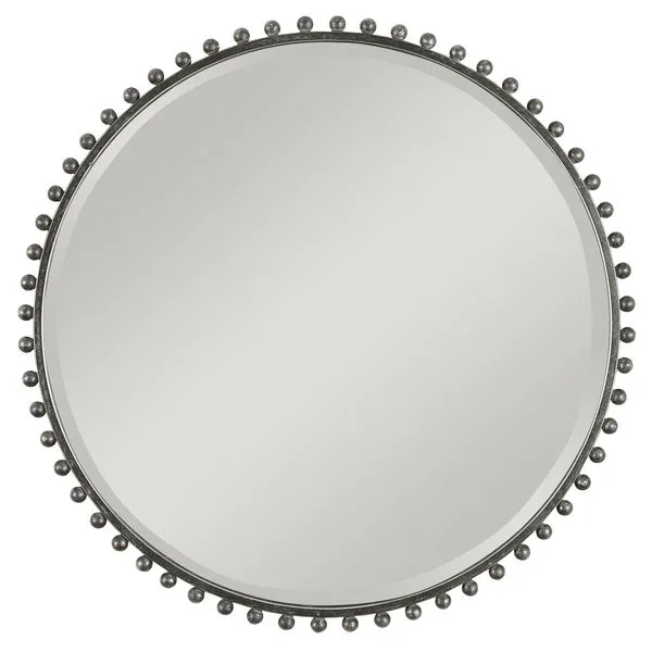 Product Image 2 for Taza Round Iron Mirror from Uttermost