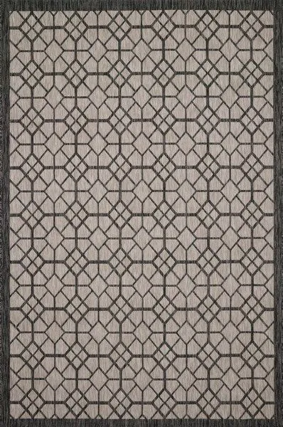 Product Image 1 for Isle Indoor / Outdoor Grey / Charcoal Rug from Loloi