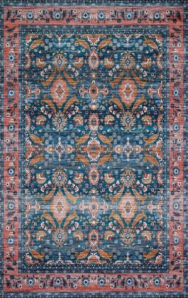 Product Image 2 for Cielo Ocean / Coral Rug from Loloi