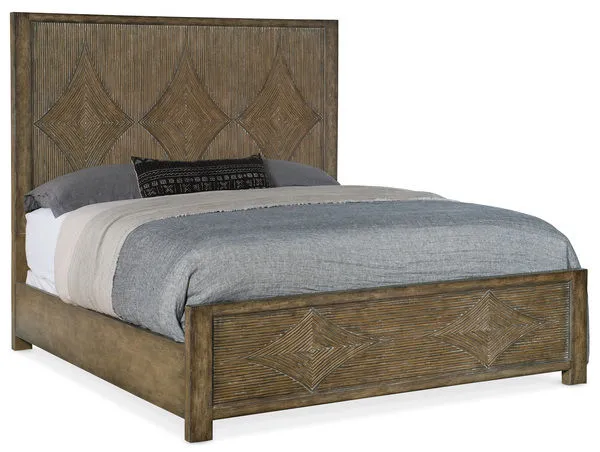 Product Image 2 for Sundance Pecan Veneer California King Panel Bed from Hooker Furniture