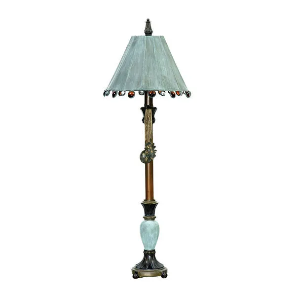 Product Image 1 for Rustic Tiffany Table Lamp In Bronze And Blue from Elk Home