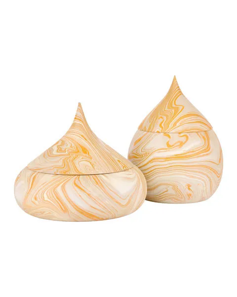 Product Image 1 for Anasi Yellow Box, Set of 2 from Currey & Company