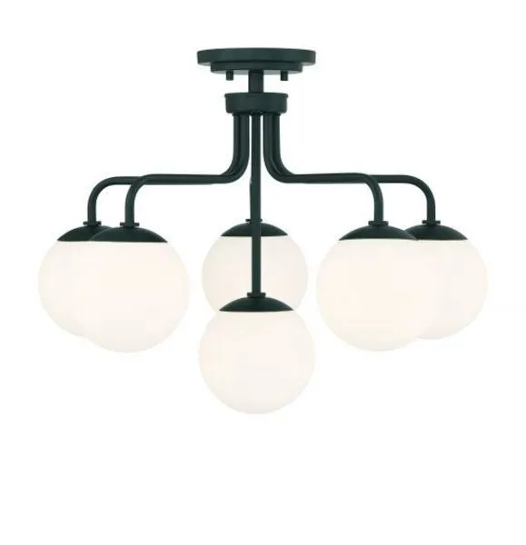 Product Image 4 for Marco 6 Light Semi-Flush from Savoy House 