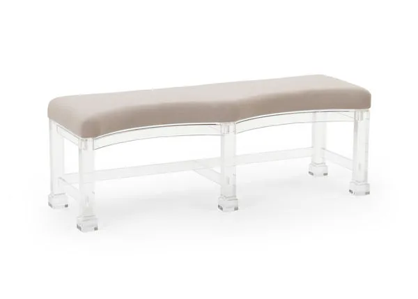 Product Image 1 for Hollywood Acrylic Bench from Chelsea House
