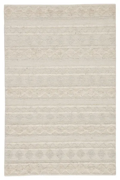 Product Image 4 for Elixir Handmade Geometric Ivory/ Light Gray Rug By Nikki Chu from Jaipur 