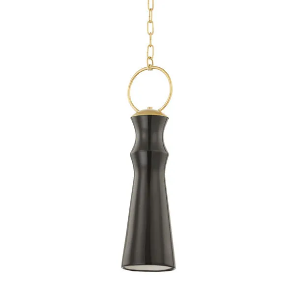 Product Image 1 for Borden 1-Light Pendant - Aged Brass from Hudson Valley