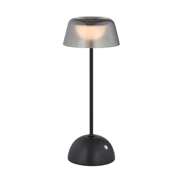 Product Image 1 for Hughsonville Rechargeable Soft Black Table Lamp from Hudson Valley