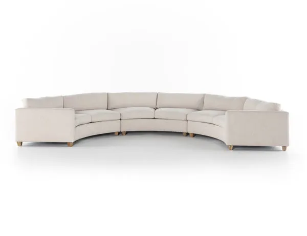 Product Image 6 for Heidi 3 Pc Sectional Tacoma Ivory from Four Hands