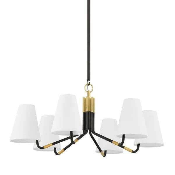 Product Image 1 for Stanwyck 6-Light Distressed Bronze Chandelier from Hudson Valley